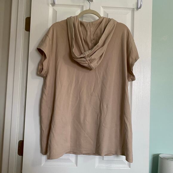 Pact women’s size XL cut-off sleeve hoodie 100% organic cotton - Picture 6 of 6